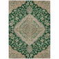 Celia Green Washable Indoor - Outdoor Rug - LOOMLAN - LOOMLAN Rugs - Outdoor Rugs