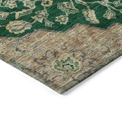 Celia Green Washable Indoor - Outdoor Rug - LOOMLAN - LOOMLAN Rugs - Outdoor Rugs