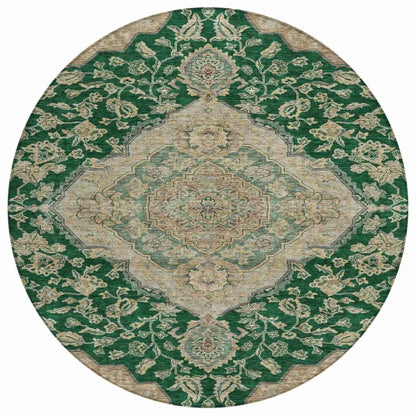 Celia Green Washable Indoor - Outdoor Rug - LOOMLAN - LOOMLAN Rugs - Outdoor Rugs