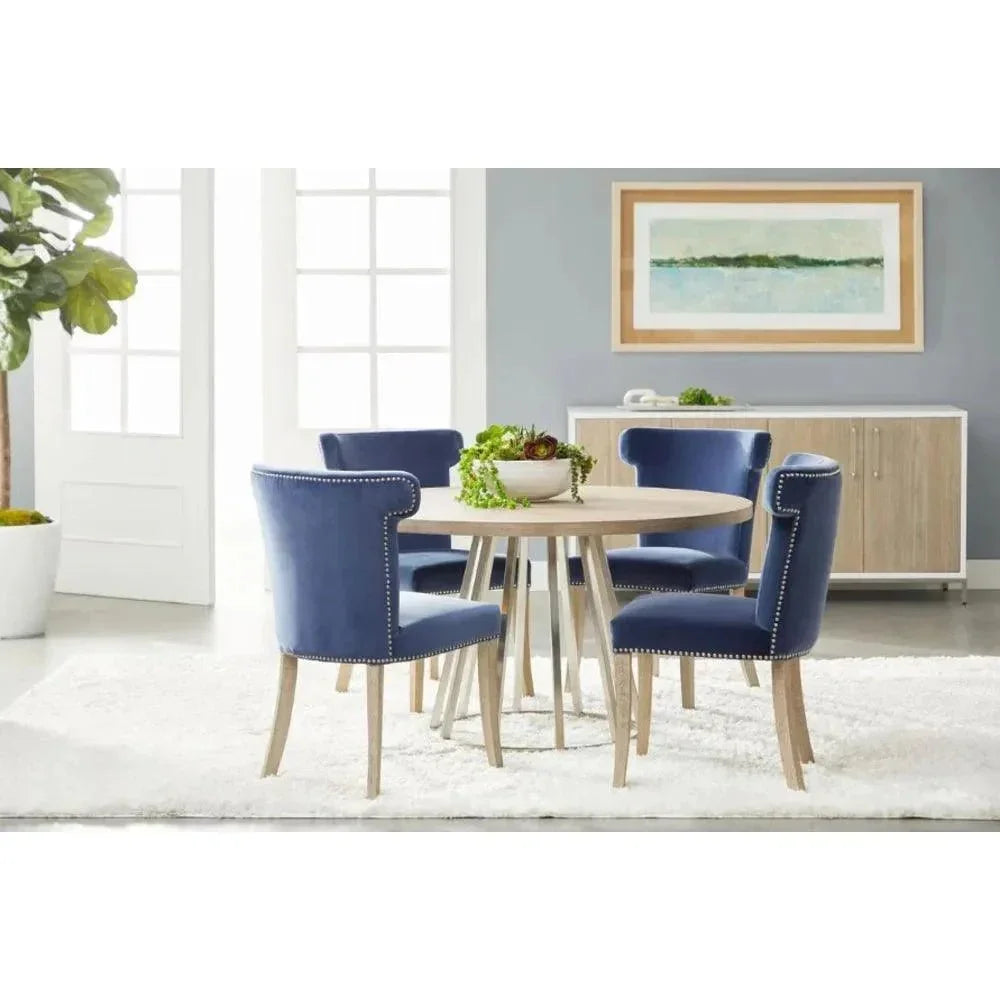 Celina Performance Fabric Armless Dining Chair - LOOMLAN - Essentials For Living - Dining Chairs