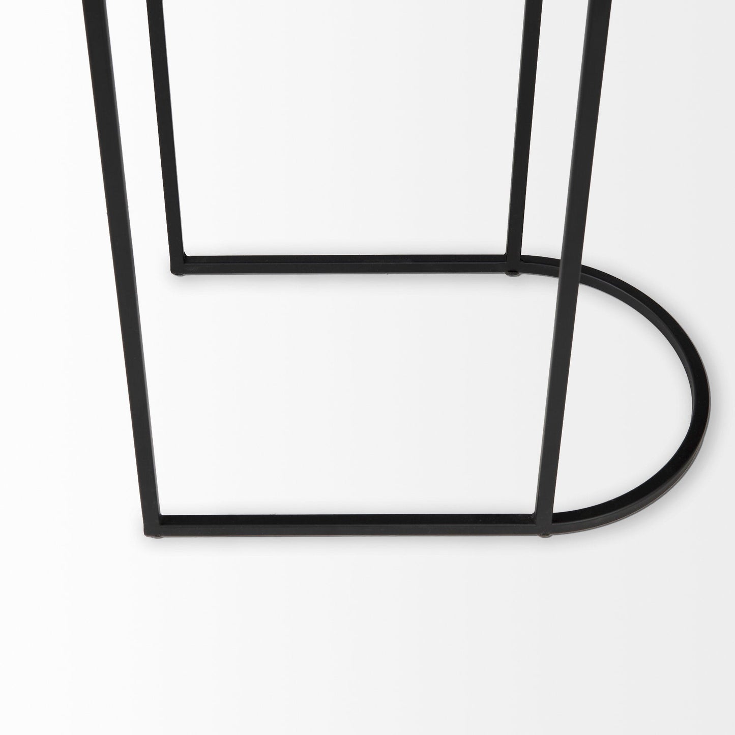 Celine Black Metal Frame Nesting Table (2PC)
