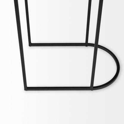 Celine Black Metal Frame Nesting Table (2PC)