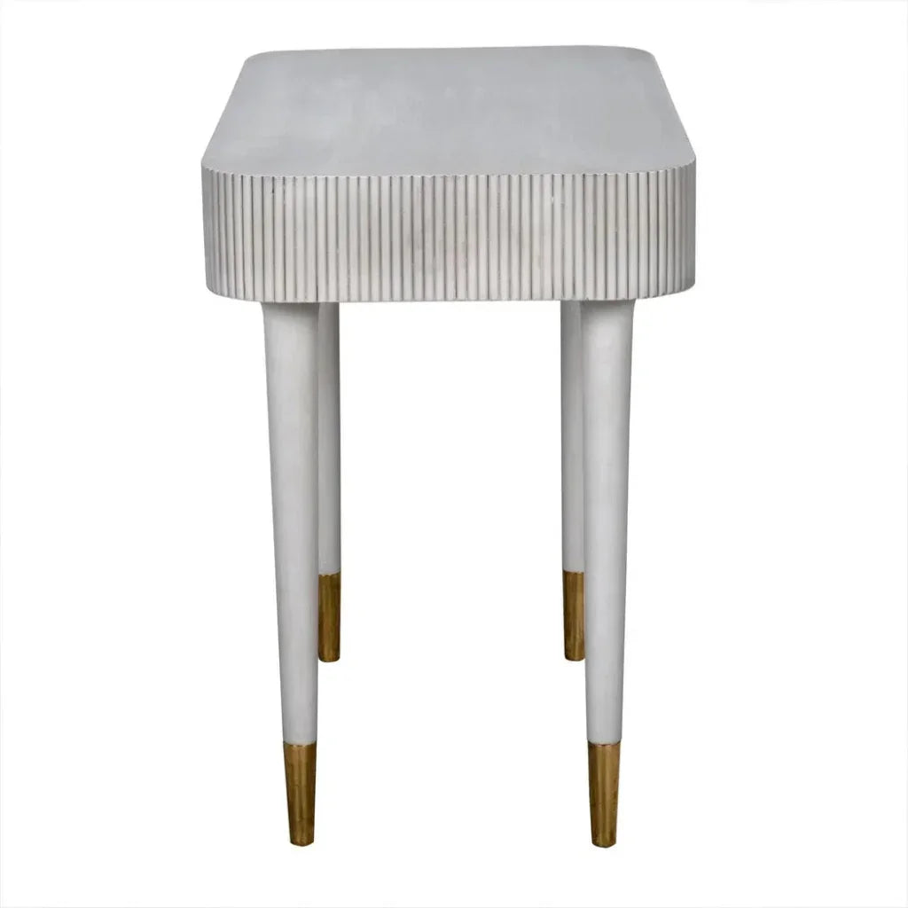 Celine Wood Rectangle Side Table - LOOMLAN - Noir - Side Tables