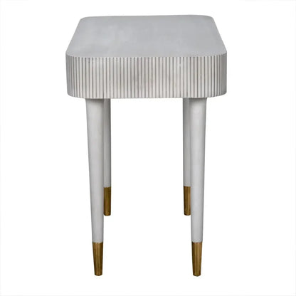 Celine Wood Rectangle Side Table - LOOMLAN - Noir - Side Tables