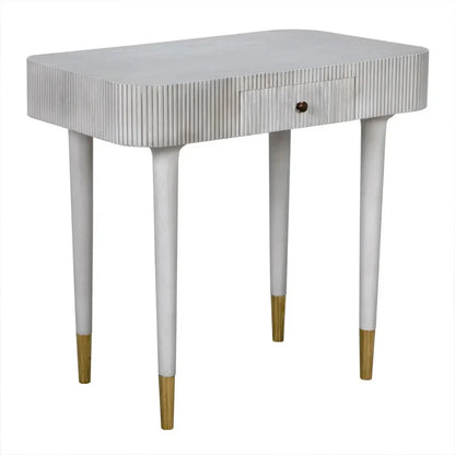 Celine Wood Rectangle Side Table - LOOMLAN - Noir - Side Tables