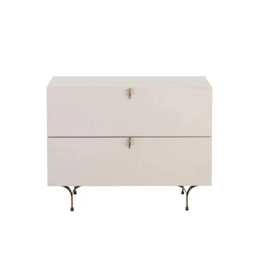 Celine Wooden Stylish Large Nightstand - LOOMLAN - SUNPAN - Nightstands