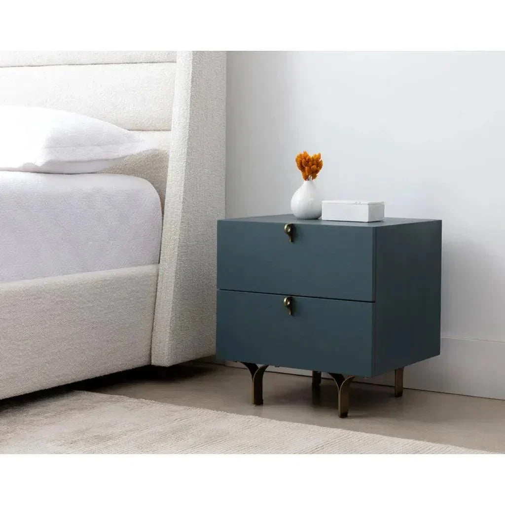 Celine Wooden Stylish Small Nightstand - LOOMLAN - SUNPAN - Nightstands