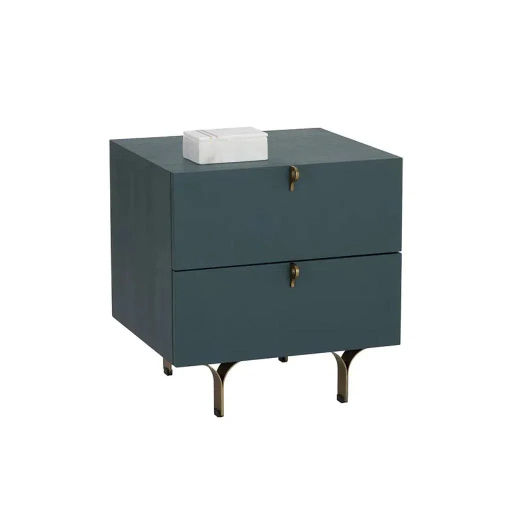Celine Wooden Stylish Small Nightstand - LOOMLAN - SUNPAN - Nightstands