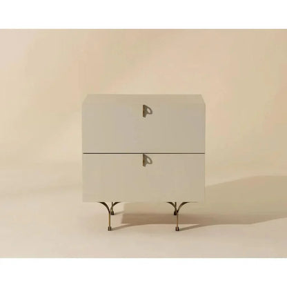 Celine Wooden Stylish Small Nightstand - LOOMLAN - SUNPAN - Nightstands