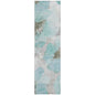 Celuve Teal Washable Indoor - Outdoor Rug - LOOMLAN - LOOMLAN Rugs - Outdoor Rugs