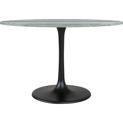 Central City Dining Table Gray & Black-Dining Tables-Zuo Modern-LOOMLAN