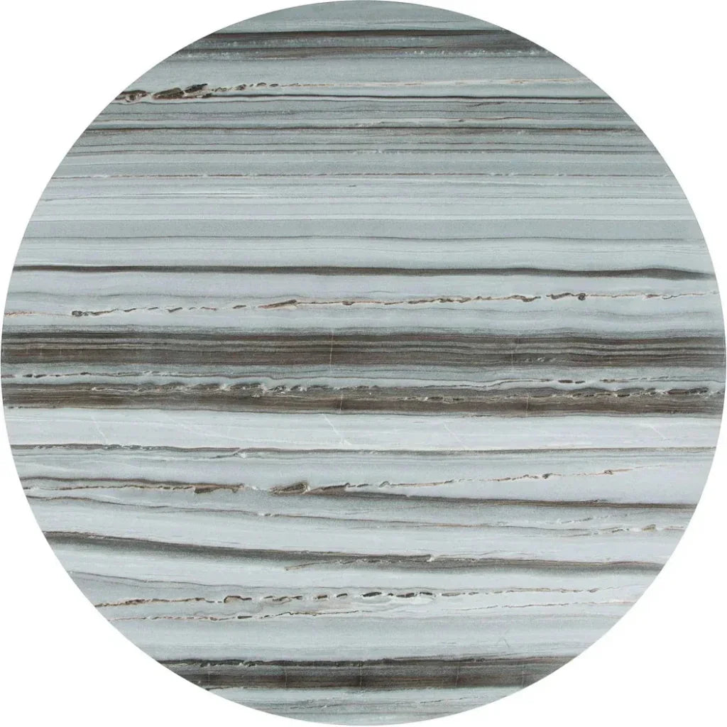 Central City Dining Table Gray & Black-Dining Tables-Zuo Modern-LOOMLAN