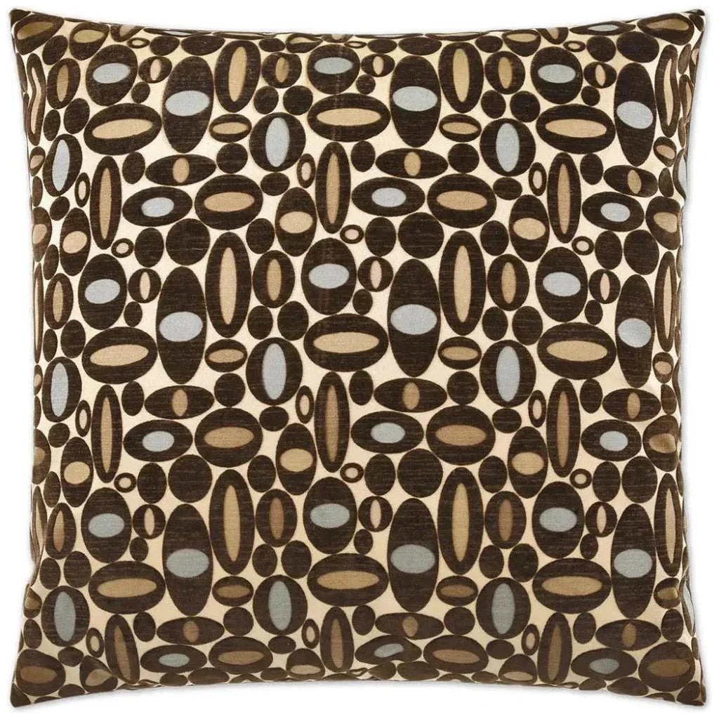 Centric Chocolate Brown Throw Pillow Insert - LOOMLAN - D.V. Kap - Throw Pillows