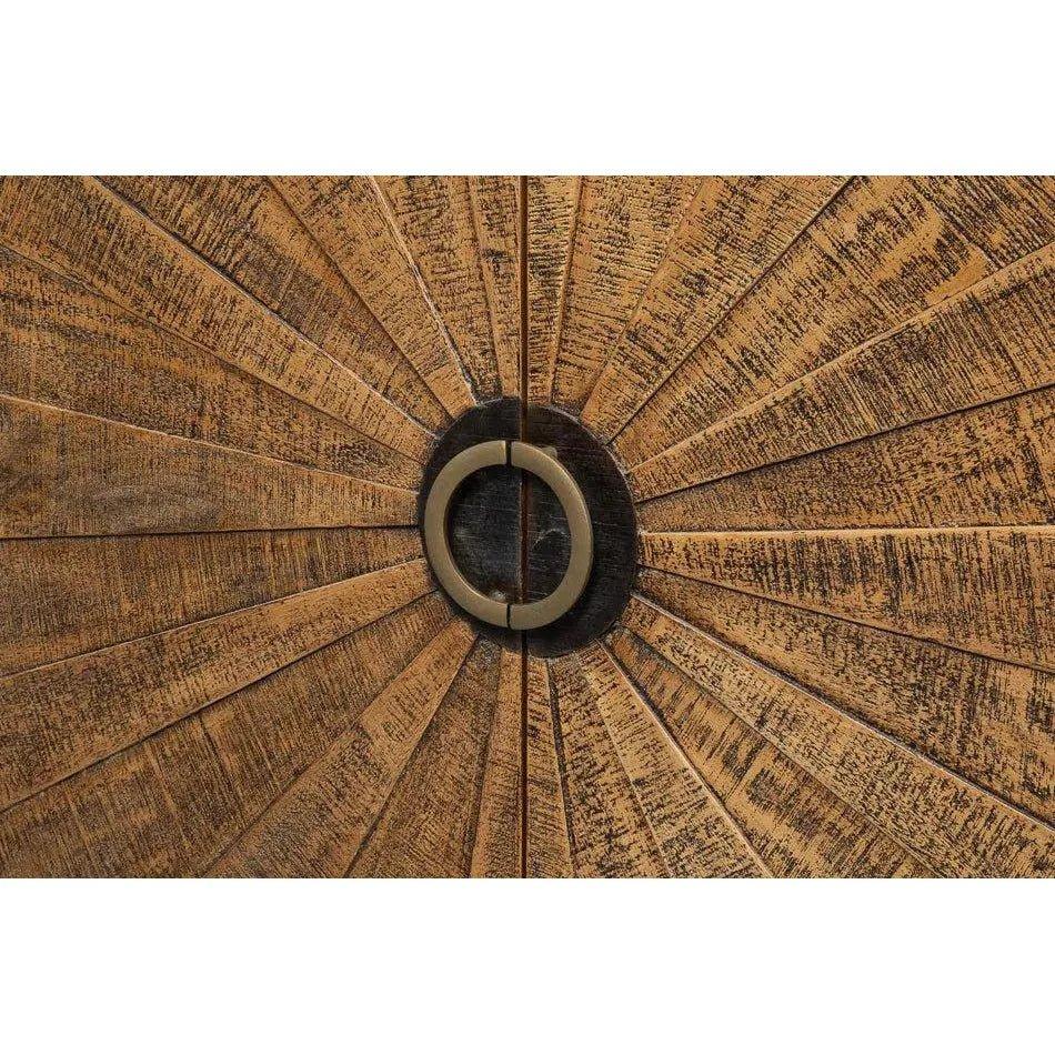 Centrum Four Door Sideboard Black Finish - LOOMLAN - Sarreid - Sideboards