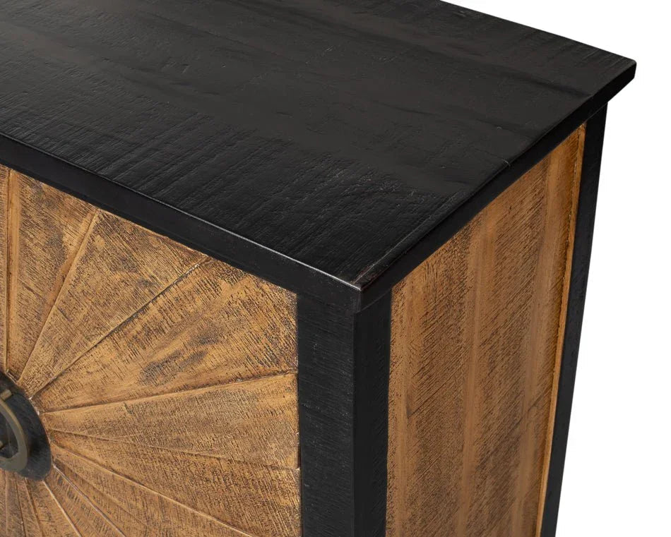 Centrum Two Door Wood Sideboard - LOOMLAN - Sarreid - Sideboards