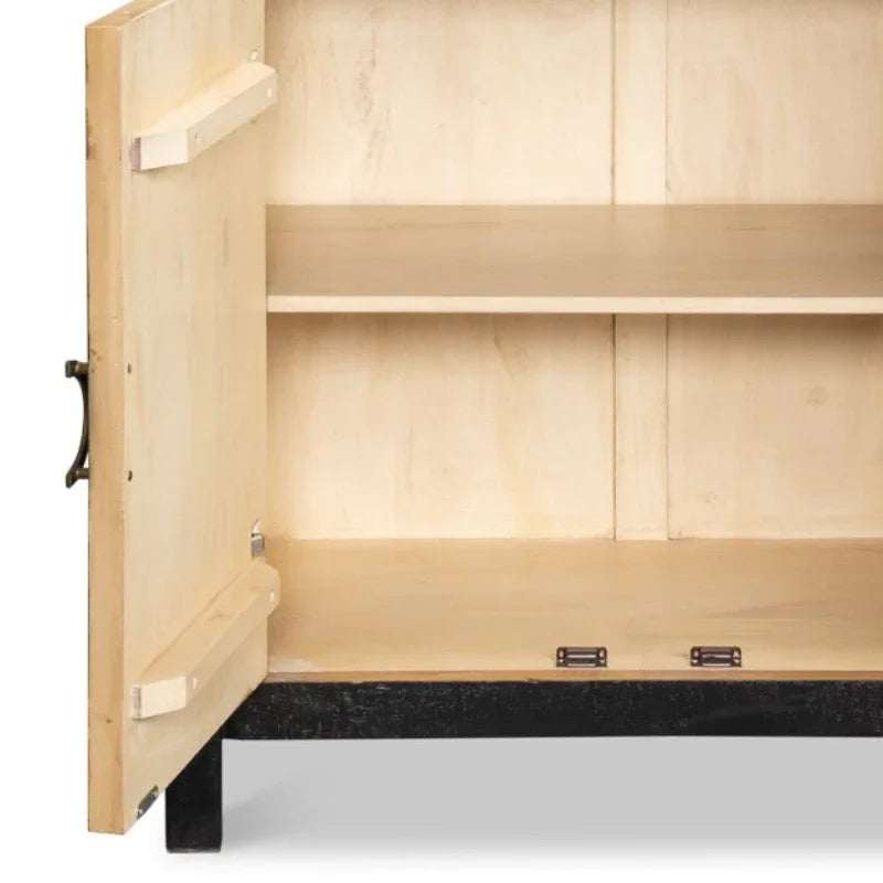 Centrum Two Door Wood Sideboard - LOOMLAN - Sarreid - Sideboards