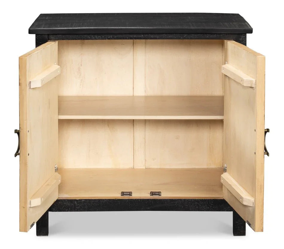 Centrum Two Door Wood Sideboard - LOOMLAN - Sarreid - Sideboards