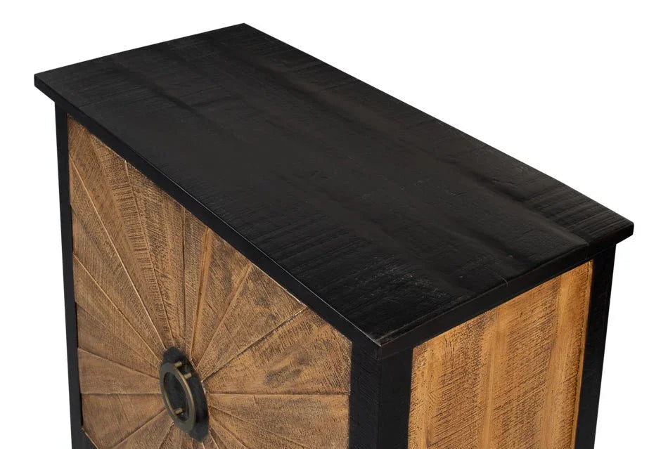 Centrum Two Door Wood Sideboard - LOOMLAN - Sarreid - Sideboards