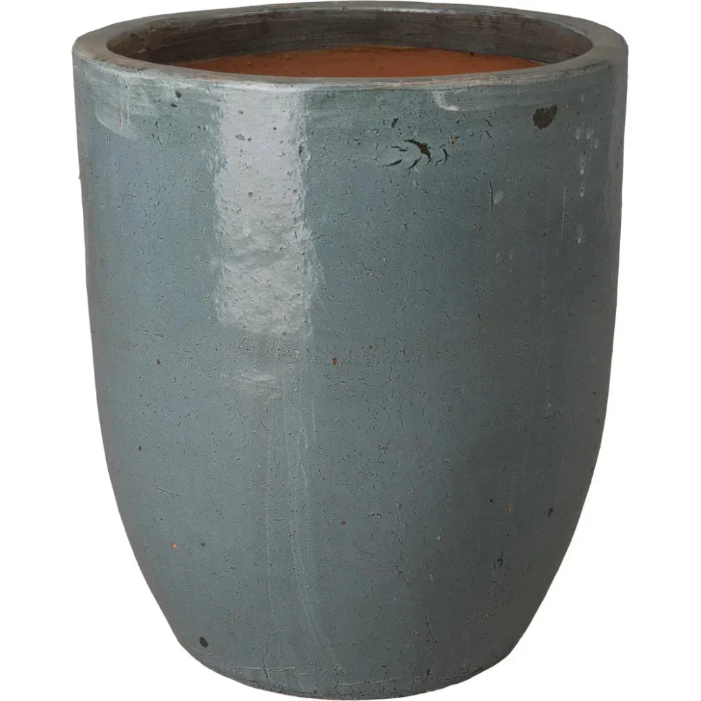 Ceramic Handmade Round Planter - LOOMLAN - Planters