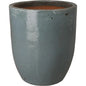 Ceramic Handmade Round Planter - LOOMLAN - Planters