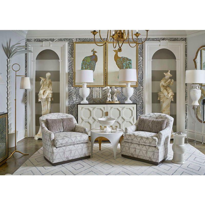 Ceramic Made Chinoiserie Human Sculpture - LOOMLAN - Chelsea House - Statues & Sculptures