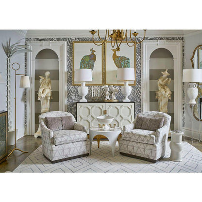 Ceramic Made Chinoiserie Human Sculpture - LOOMLAN - Chelsea House - Statues & Sculptures