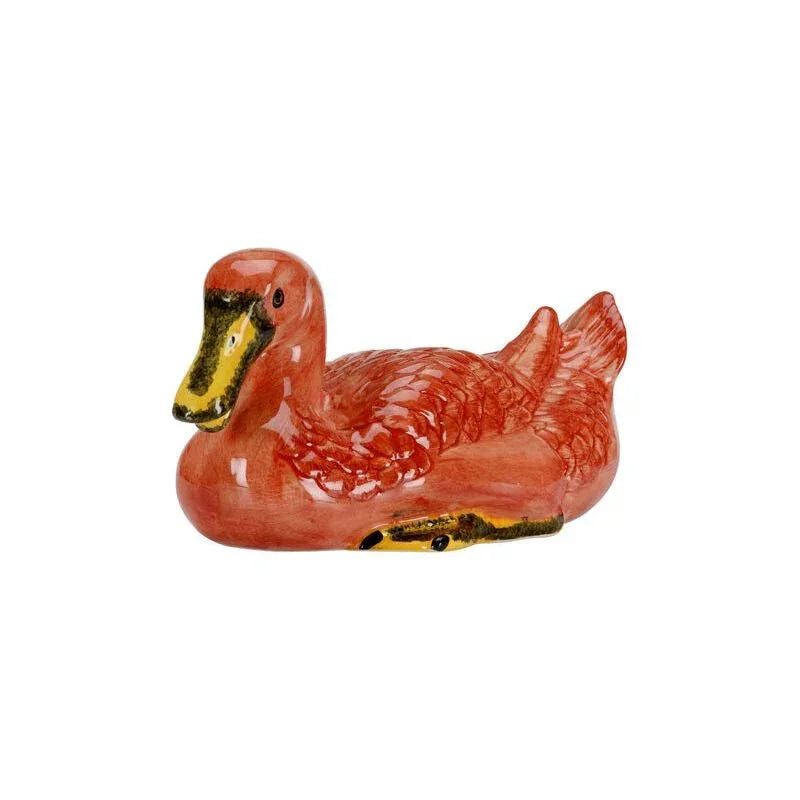 Ceramic Made Duck Sculpture - LOOMLAN - Chelsea House - Statues & Sculptures