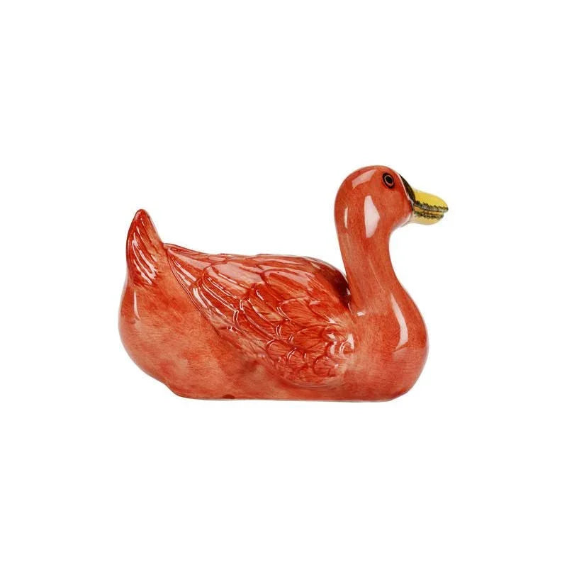Ceramic Made Duck Sculpture - LOOMLAN - Chelsea House - Statues & Sculptures