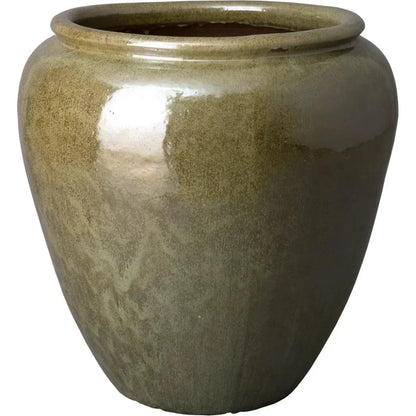 Ceramic Round Planter - LOOMLAN - Emissary - Planters