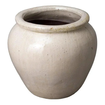 Ceramic Round Planter - LOOMLAN - Emissary - Planters