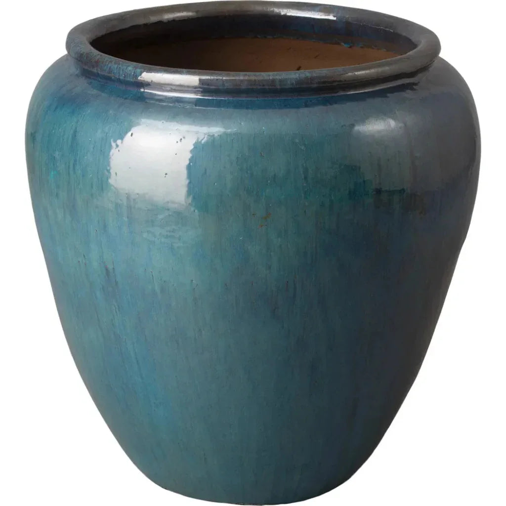Ceramic Round Planter - LOOMLAN - Emissary - Planters
