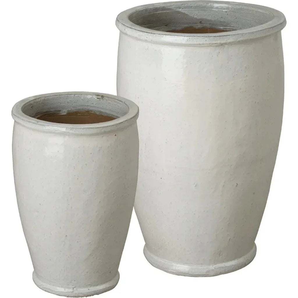 Ceramic Round Rim Planter - LOOMLAN - Planters