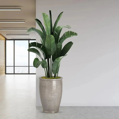 Ceramic Round Rim Planter - LOOMLAN - Planters