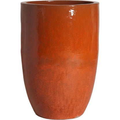 Ceramic Round Tall Planter - LOOMLAN - Emissary - Planters