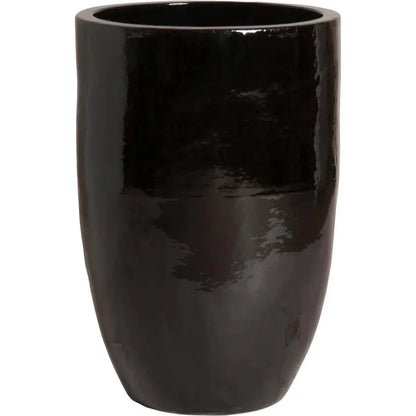 Ceramic Round Tall Planter - LOOMLAN - Emissary - Planters
