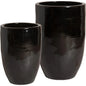 Ceramic Round Tall Planter - LOOMLAN - Emissary - Planters