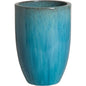 Ceramic Round Tall Planter - LOOMLAN - Emissary - Planters