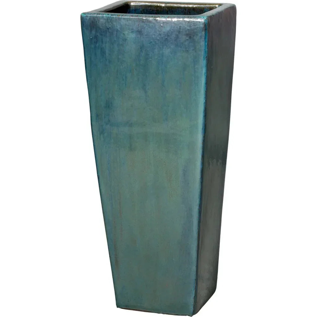 Ceramic Tall Square Planter - LOOMLAN - Emissary - Planters
