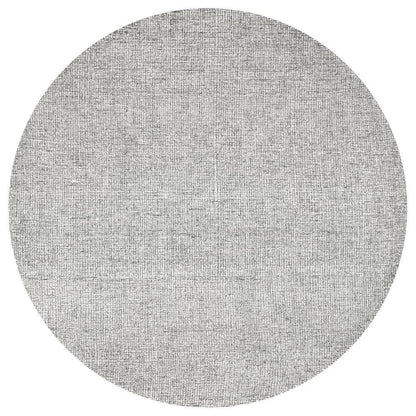 Ceto Gray Round Area Rugs For Dining Room - LOOMLAN - LOOMLAN - Area Rugs