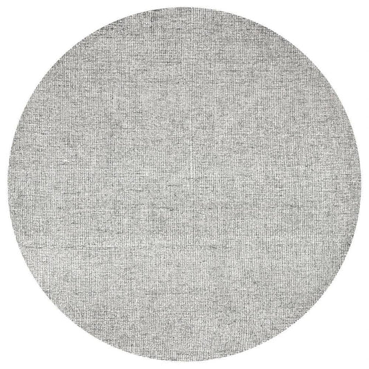 Ceto Gray Round Area Rugs For Dining Room - LOOMLAN - LOOMLAN - Area Rugs