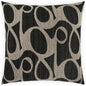 Chalamont Charcoal Black Throw Pillow Insert - LOOMLAN - D.V. Kap - Throw Pillows