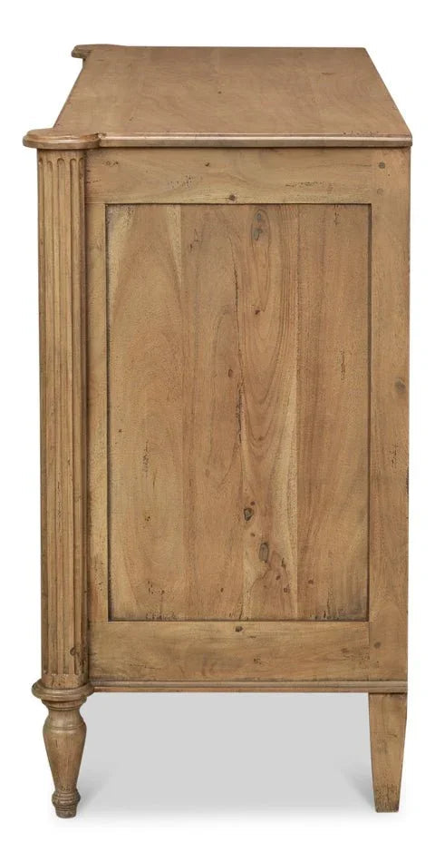 Chamberlain Wooden Brown Chest - LOOMLAN - Sarreid - Chests