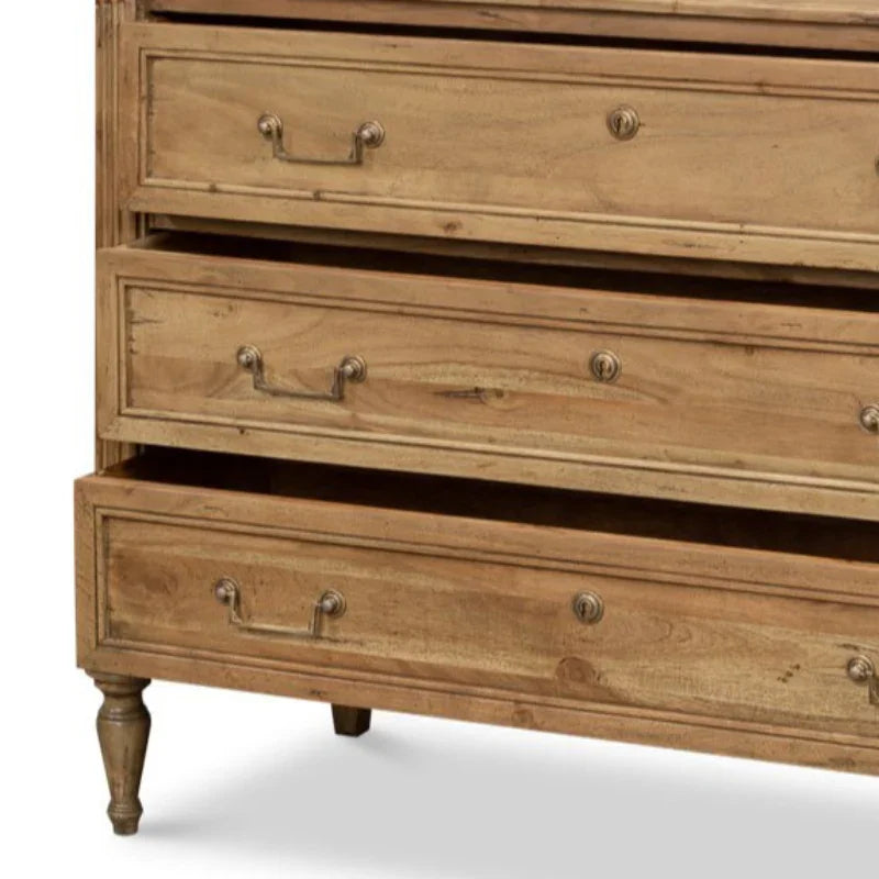 Chamberlain Wooden Brown Chest - LOOMLAN - Sarreid - Chests