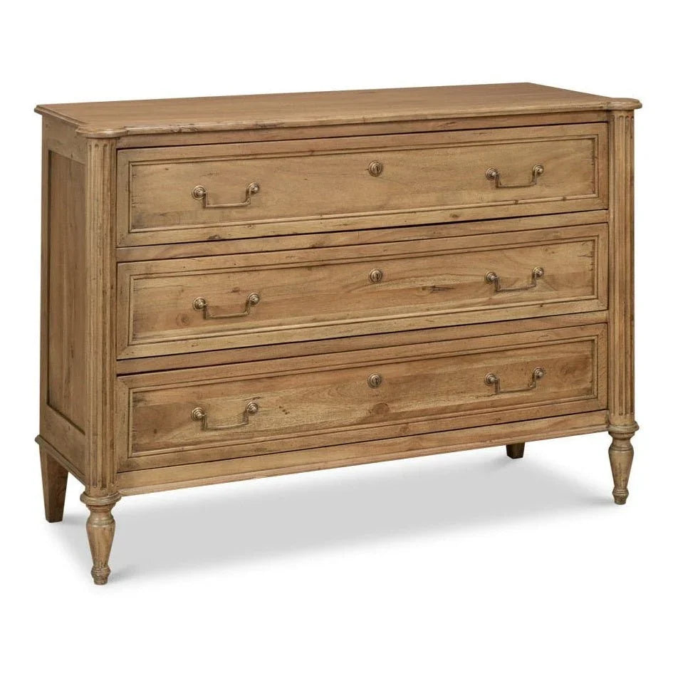 Chamberlain Wooden Brown Chest - LOOMLAN - Sarreid - Chests