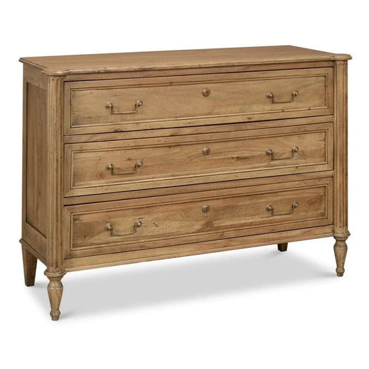 Chamberlain Wooden Brown Chest - LOOMLAN - Sarreid - Chests