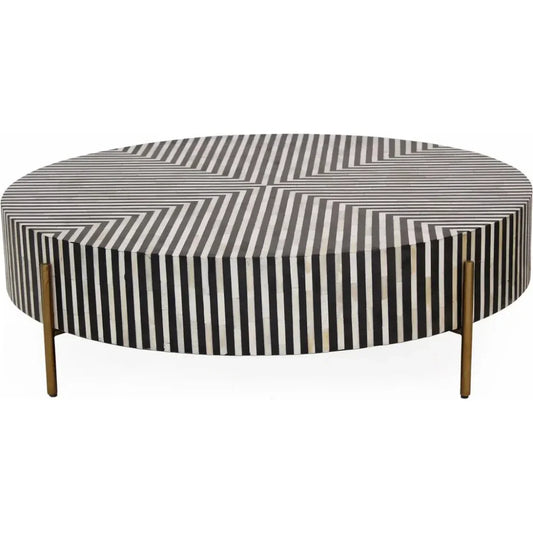 Chameau Art Deco Camel Bone Resin Coffee Table - LOOMLAN - Moe's Home - Coffee Tables