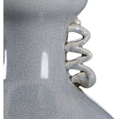 Chan Grey Glazed Ceramic Table Lamp - LOOMLAN - Wildwood - Table Lamps