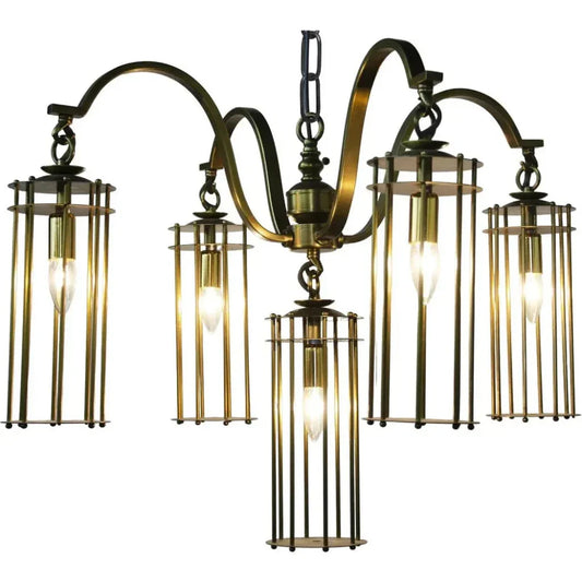 Chandler Metal Chandelier - LOOMLAN - Noir - Chandeliers