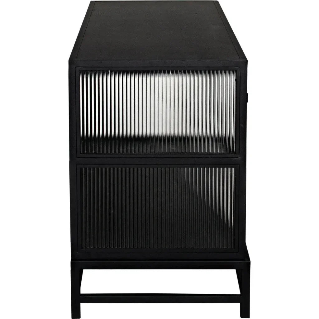 Chandler 2 Door Sideboard, MTB - LOOMLAN - Noir - Sideboards