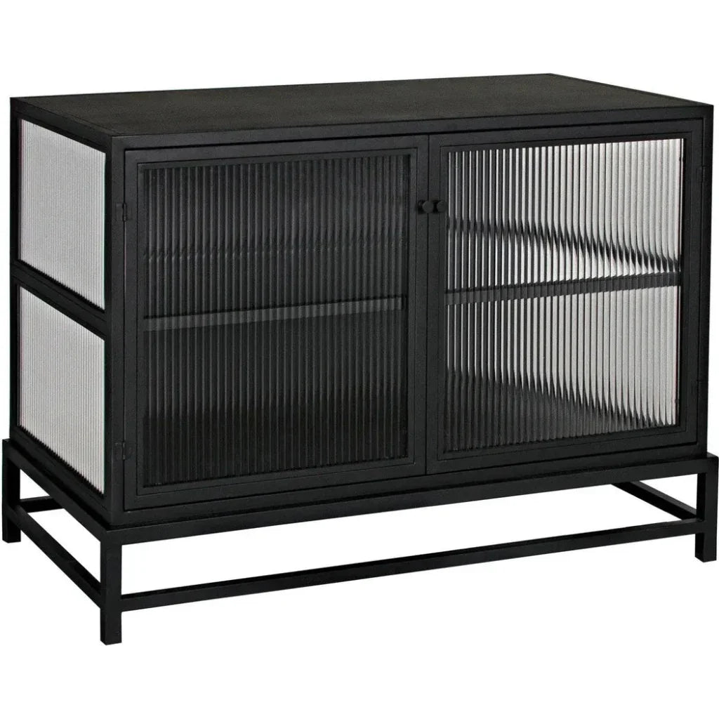 Chandler 2 Door Sideboard, MTB - LOOMLAN - Noir - Sideboards